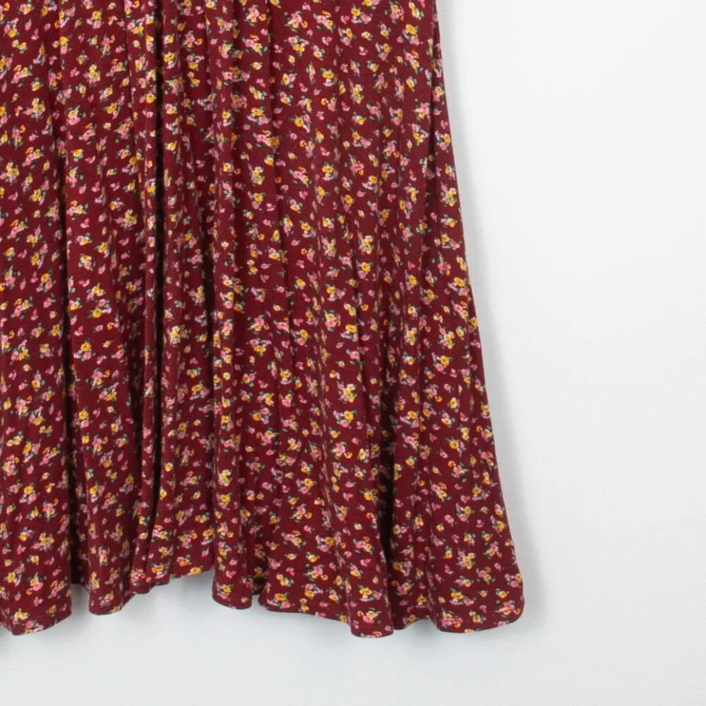 ASOS V Neck Floral Flutter Sleeve Mini Dress Womens Size 8 - Picture 3 of 9